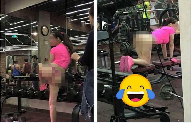 clip nhấp nh&ocirc; ở ph&ograve;ng gym