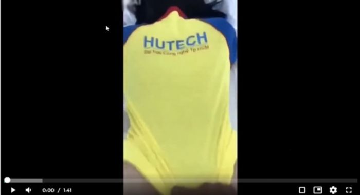 Sinh vi&ecirc;n HUTECH lộ clip n&oacute;ng