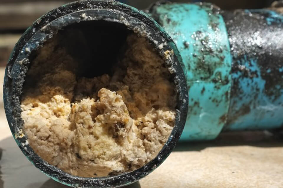 Dầu mỡ làm cống thoát nước sàn bị nghẹt