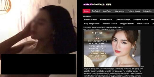 Ninh Dương Lan Ngọc lộ clip n&oacute;ng